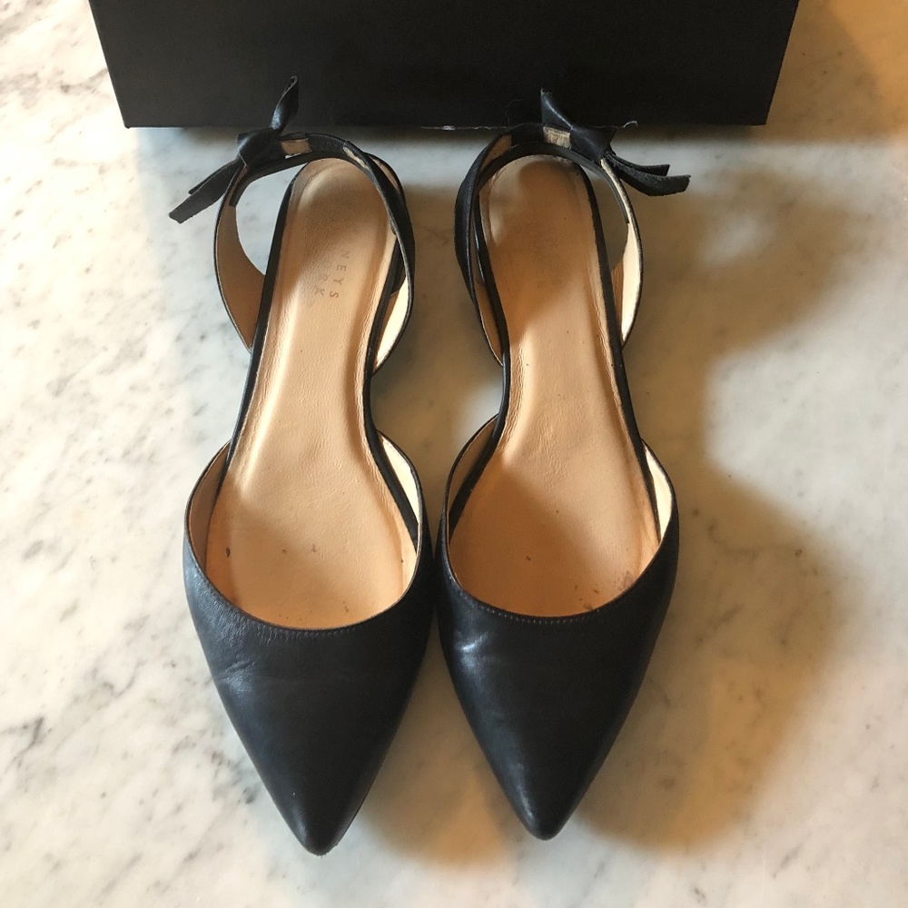 Barneys New York Black Everyday Flats